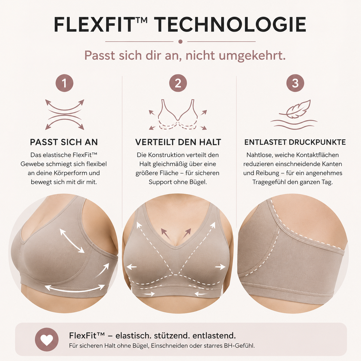 Nubelle - Nahtloser Premium BH