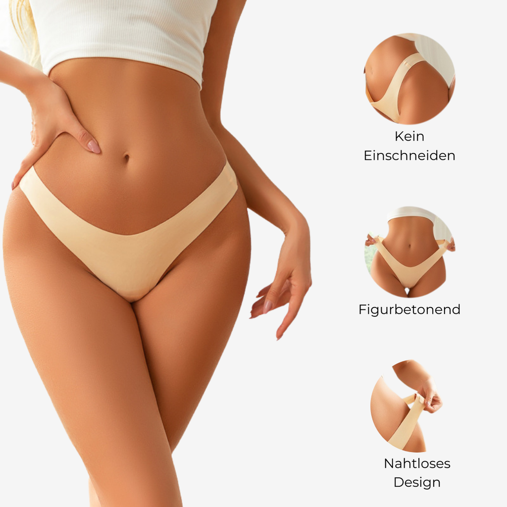 Nubelle - Nahtloser Basic Tanga 3er Set