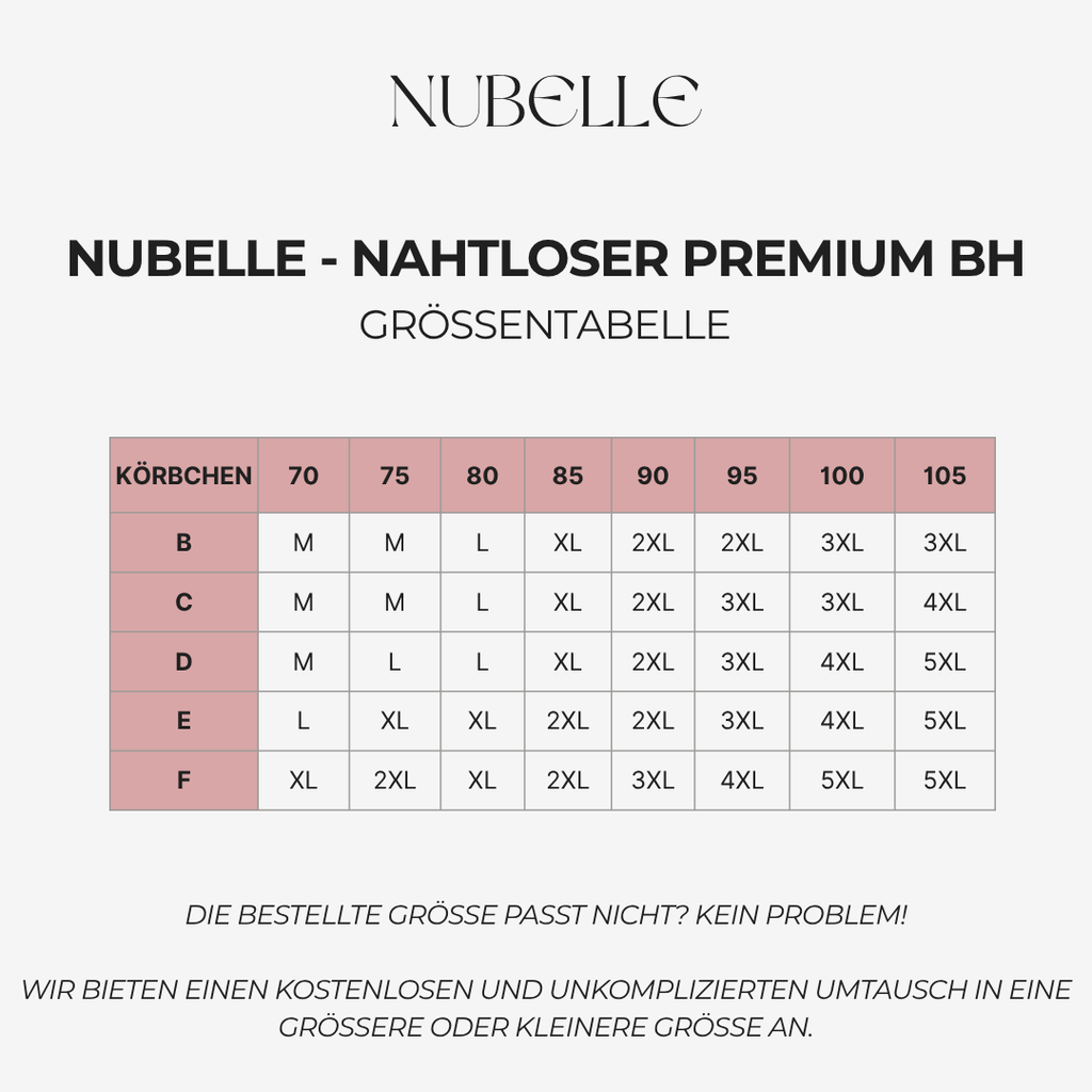 Nubelle - Nahtloser Premium BH