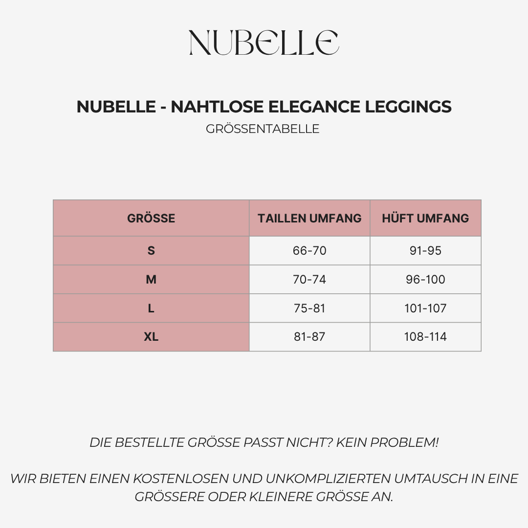 Nubelle - Nahtlose Elegance Leggings