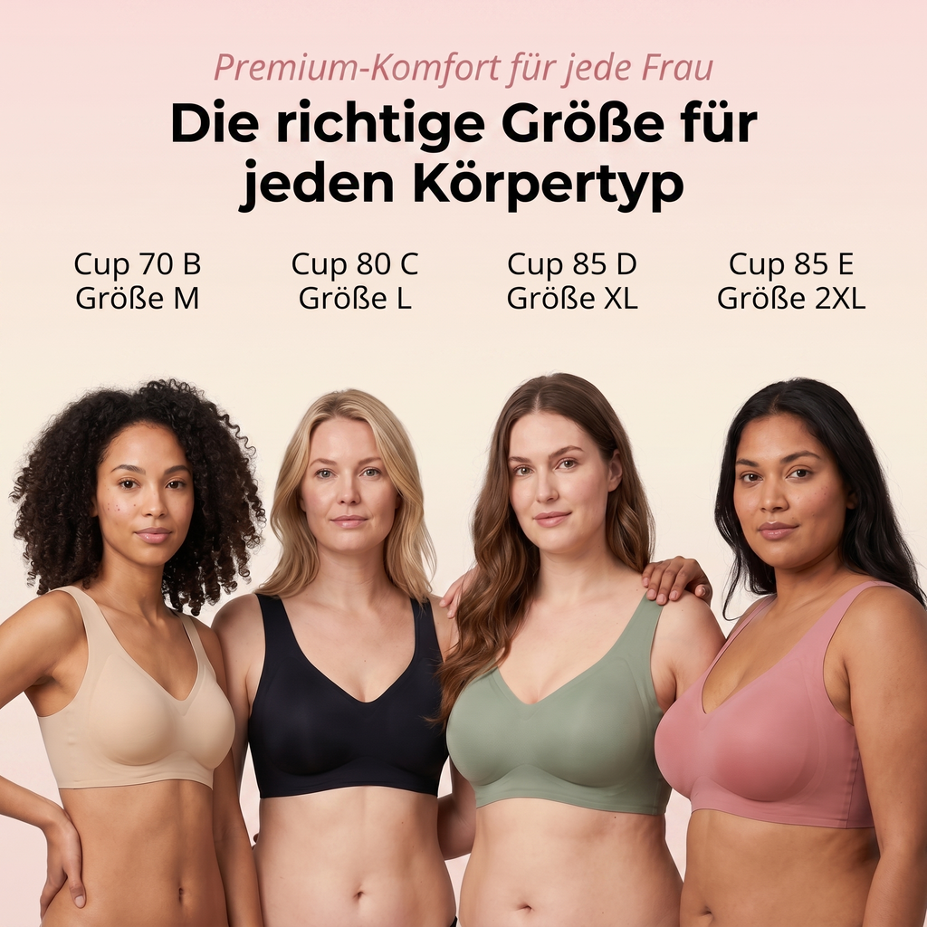 Nubelle - Nahtloser Premium BH Gratis Bundle